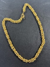 Collana catena tono oro grosso