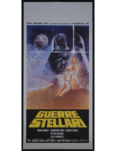 Locandina guerre stellari star - stellari,