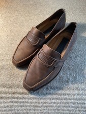 Scarpe Alberto Guardiani shoes numero 43 mocassino slipper camoscio/nubuck