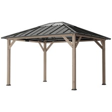 10x12 Wooden Hardtop Gazebo
