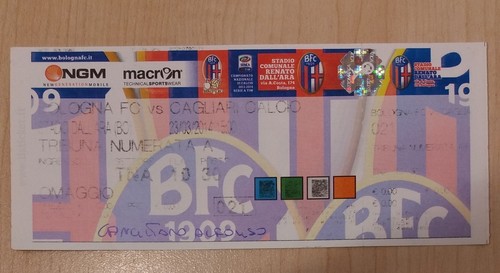 70139 207 biglietto stadio - 70139, 207/tt