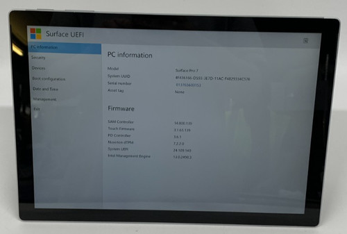 Microsoft surface pro i5 - pro, 12"