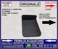 TAPPETINO IN GOMMA ZONA PLANCIA CLIMA USB -ORIGINALE- FIAT 500L 500 L