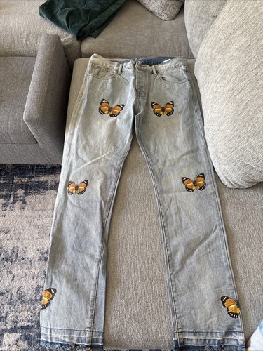 Jeans uomo mnml - jeans, farfalla