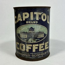 Lattina di latta pubblicitaria