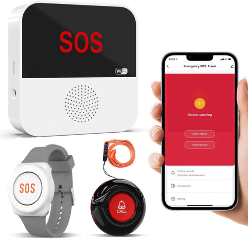 Pulsante emergenza wifi - di,