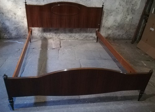 Letto matrimoniale epoca 1950 - letto,