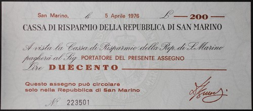 San marino s102 - san, 200