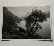 VEDUTA ARTISTICA DI FIUMELATTE LAGO DI COMO CARTOLINA ANTICA D' EPOCA COLLEZIONE