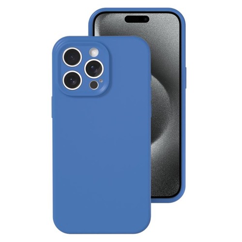 Custodia silicone liquido blu - custodia,