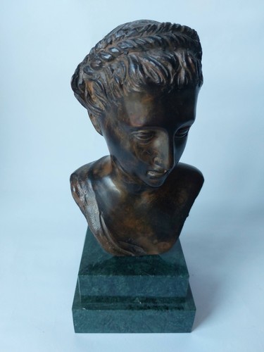 Busto bronzo donna - in, "donna