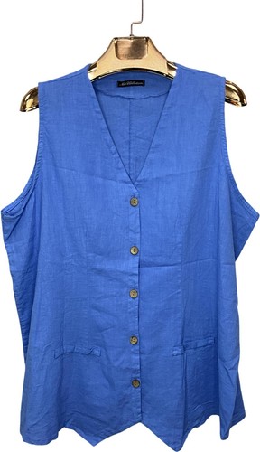 Gilet lino casual labass - gilet,