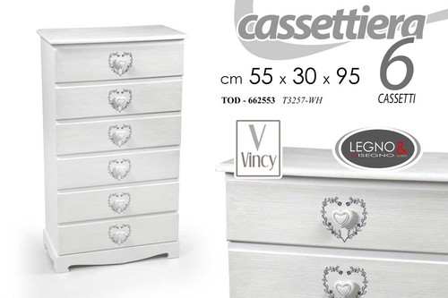 Cassettiera settimino - cassettiera, 6