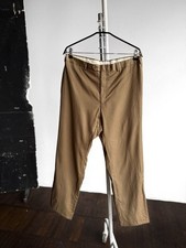 Pantaloni pantaloni Lauren Ralph Lauren da uomo beige in pura lana nuovi...