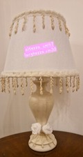 Large table lamp with - with, wooden