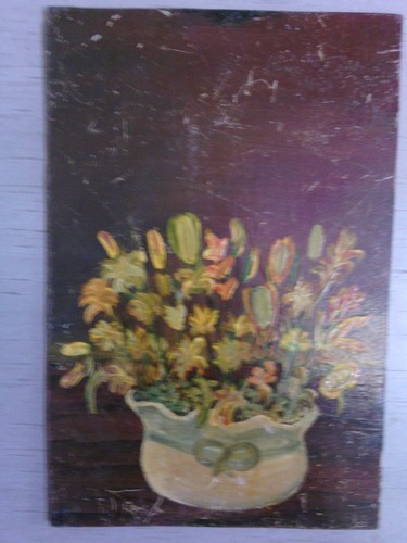 Vecchio quadro dipinto - , su