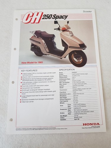 Honda cd250 spacy scooter - honda,