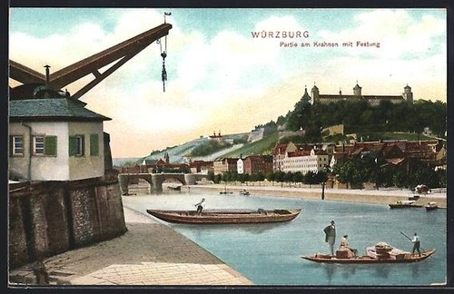 Cartolina würzburg lotto - cartolina,
