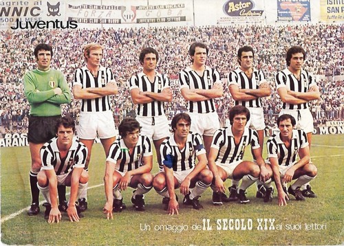 Cartolina juventus 1975 - juventus, 1975/76