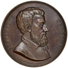 Medaglia benvenuto cellini - benvenuto,