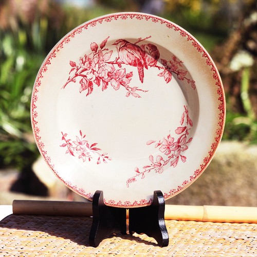 Assiette creuse ancienne - , en