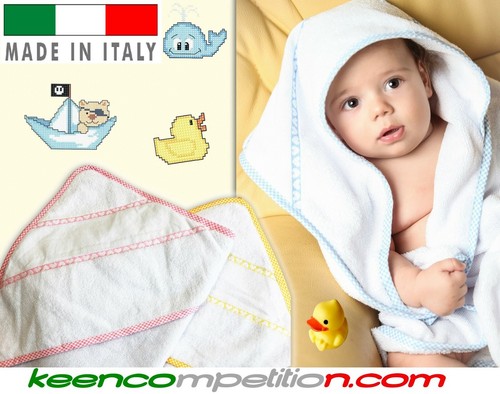 Accappatoio neonato quadrato - accappatoio,