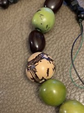 Collane collana tagua lunga - tagua,