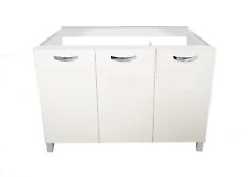 Mobile sottolavello cucina 120 cm  3 Ante Bianco o Legno MabelOnline