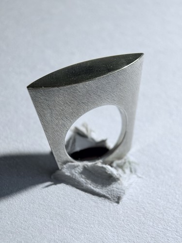 Anello punzone argento - punzone, "ss"