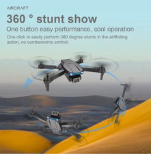 DRONE E99 4K GPS Pieghevole Doppia Camera PROFESSIONALE Valigetta quadricottero