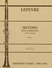 LEFEVRE - METODO PER CLARINETTO VOL. 1 - ED. CURCI