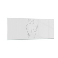 Quadro su Vetro 100x40cm Corpo