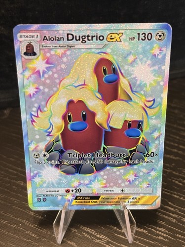 Alolan dugtrio holo fan - dugtrio,