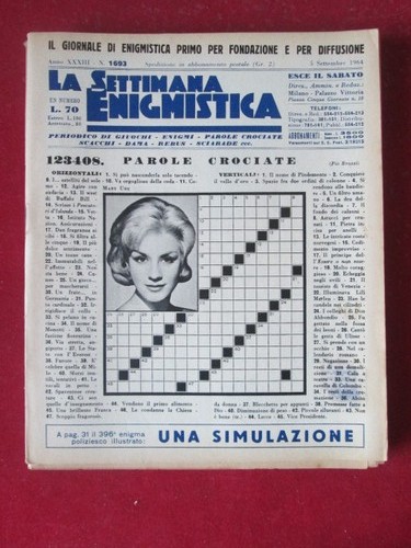 Settimana enigmistica 1693 - enigmistica,