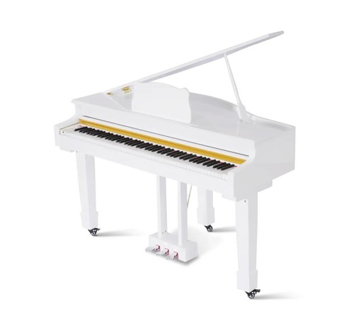 Pianoforte coda bianco - a,