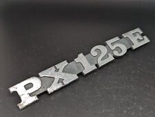 PIAGGIO VESPA PX 125 E LOGO METALLO SIGLA EMBLEMA FREGIO STEMMA SCRITTA BADGE