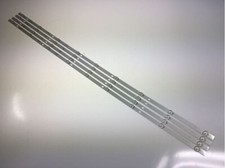 (NEW) KIT BARRE LED  PER TV 50" TELESYSTEM 6V 4 BARRE RETROILLUMINAZIONE 9 LED