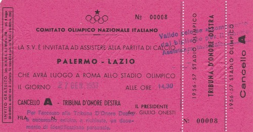 Calcio football biglietto - calcio/football,