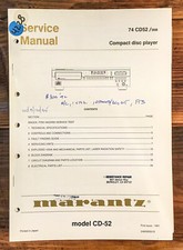 Marantz CD-52 CD Player