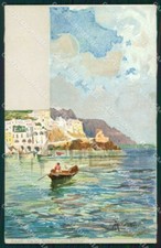 Salerno Amalfi Via per Atrani Capo d'Orso Ricciardi cartolina RB5582