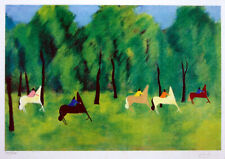 GIAN RODOLFO D'ACCARDI:  Cavalcata nel bosco, 1988