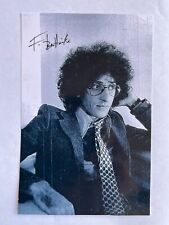 Autografo FRANCO BATTIATO (†2021)-Compositore/Cantante ITALIA-orig.firmato-RARO
