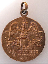 MEDAGLIA MILITARE  FIUME D'ITALIA D'ANNUNZIO  WW1