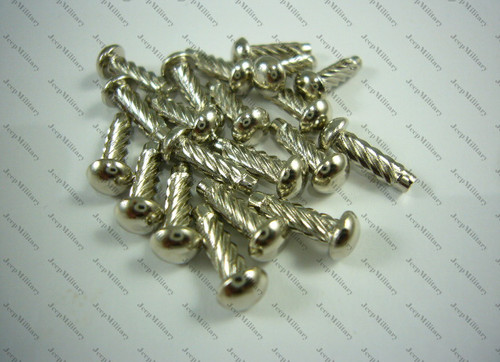 Rivets acier nickelé - 20,