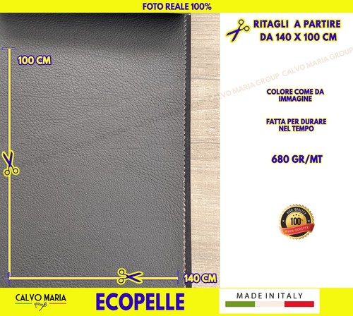 Ecopelle metro grigio scuro - metro,