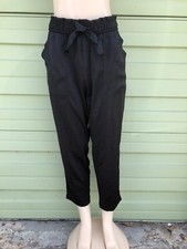 NEW ZARA BLACK FLOWING SILKY