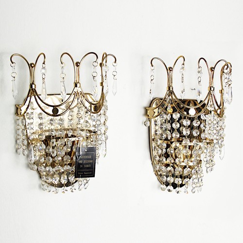 Applique metallo ottone oro - , e