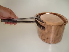 Antica pentola in rame