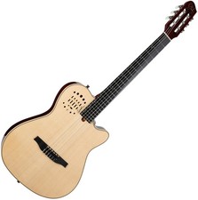 Godin Multiac Nylon Deluxe Natural chitarra piezo abete mogano Lyric LR BAGGS