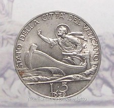 Vaticano / Vatican - Pio XII - 5 Lire 1939 - qFDC / FDC